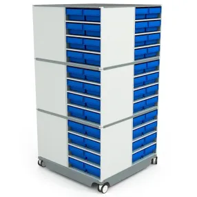 кассетница поворотная кп-01 (синие ящики)