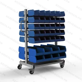 стеллаж мобильный №211 (1415х950х610)