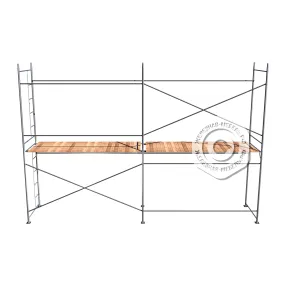 леса рамные строительные лрсп-д 30, 4х6 м (1 ярус под настил)