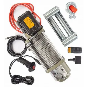 лебедка автомобильная tor ла sec15000 г/п 6804 кг 28 м 12v