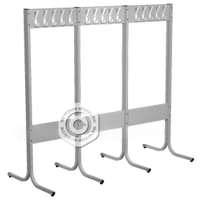 вешалка гардеробная вг (каркас светло-серый)