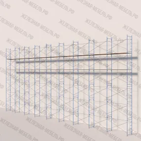 леса рамные строительные лрсп-40 12х27 м (2 яруса под настил, 2 подъема)