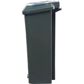 мусорный контейнер мкт-60 полимерный 60л., с педалью, с пакетодержателем