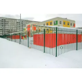 сварной забор «strong», серия «звёздный»