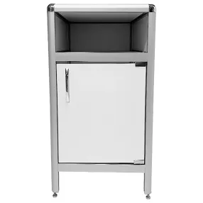 тумба лабораторная med 16.002al (белый)