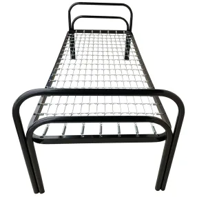 кровать «п-образная двойная» к6411к спинка d32х32, ложе 1900х700, закруглённое, сетка кв. звено