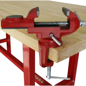 тиски поворотные на струбцине 60мм (2,5 дюймов) (арт. 1.911)