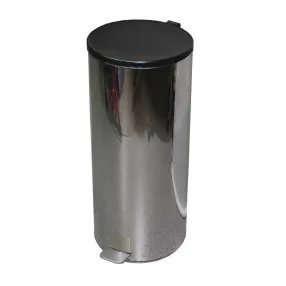 урна с педалью 50л (хром)