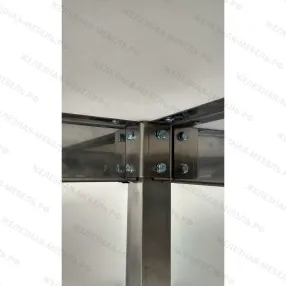 стол производственный спрп - 860х1500х800 «profi ral», сбор отходов, борт (полка-обвязка)