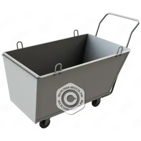 контейнер металлический грузовой на колёсах (пирамида) 550х810х1235