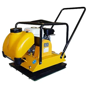 виброплита бензиновая c-120 с двигателем honda и баком для воды, ковриком и колесами