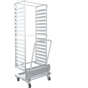 тележка вкатная для печи конвекционной тш-пк-16 (16ур пек. лист 600х400 мм, 1750х740х600 мм)