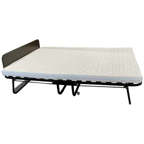 двуспальная раскладушка «экстра» 2000х1400 с матрасом пвв (плотность 45) 80мм.