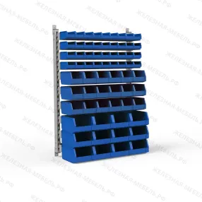 стеллаж настенный №194 (1370х950х63)