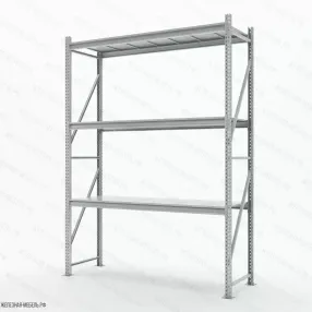стеллаж сфм 2500х1750х600 (3 яруса с настилом) ral