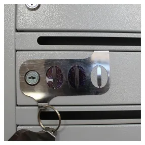 трафарет для нумерации почтового ящика