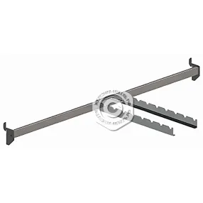 держатель для лопат 400 мм на штангу 30х15 мм