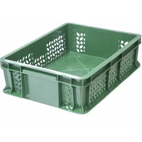 ящик п/э 400х300х120 перфорированный, с внешней ручкой арт. 701.01.02