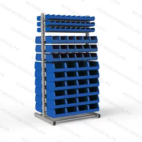 стеллаж двусторонний №135 (1835х950х760)