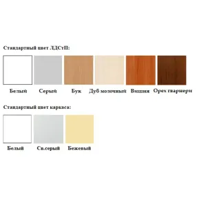 шкаф для химических реактивов шхр (корпус лдсп серый, каркас серый)