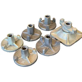 гайка литая оцинкованная трехрожковая диаметр 100/17 мм, упаковка 25 шт