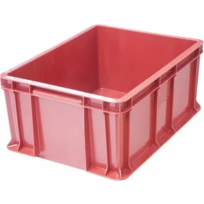 ящик п/э 400х300х180 сплошной, с внешней ручкой арт. 702.03.02