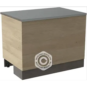 модуль лдсп со столешницей из нержавейки 950х1200х810 мм