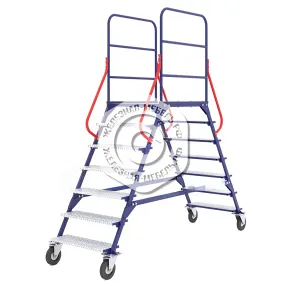 лестница передвижная, шесть ступеней и два лестничных марша лр 6.2