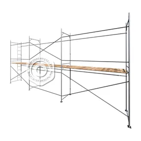 леса рамные строительные лрсп-д 30, 4х9 м (1 ярус под настил)
