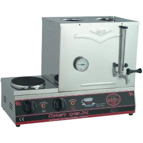 самовар электрический с плиткой uret (31л) (без чайников)