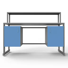 стол лабораторный с керамикой слк 21.004 (белый)