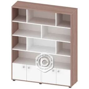 стеллаж для библиотеки двухсторонний сте-шп-1-5