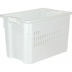 ящик п/э 600х400х400 дно сплошное, стенки перфорированные арт. 606 м