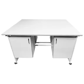 стол лабораторный островной сло 22.004 (белый)