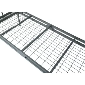 кровать металлическая двухъярусная «премиум» (800х1900, сетка 100х50, 3 усиления)