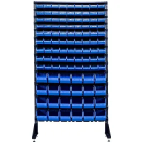 стеллаж с пластиковыми ящиками 1801-4/5/4 s