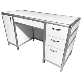 стол лабораторный med 10.008al (белый)