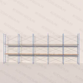 леса рамные строительные лрсп-40 6х15 м (2 яруса под настил, 2 подъема)