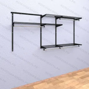 гардеробная система титан-gs-450 комплект №2 (цвет чёрный)