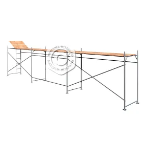 леса рамные строительные лрсп-д 30, 2х9 м (1 ярус под настил)