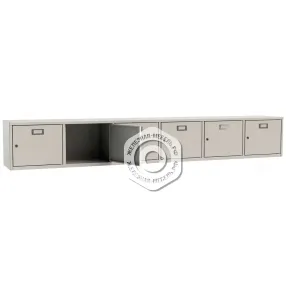 шкаф для касок 6 ячеек (1 секция по 6 ячеек)