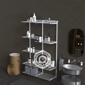 гардеробная система практик home ванная 3 белая