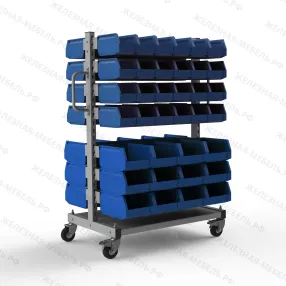 стеллаж мобильный №212 (1415х950х610)