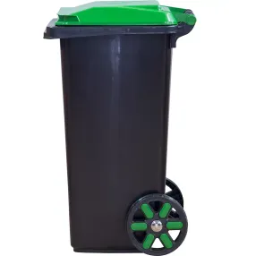 мусорный бак 60л. с зелёной крышкой арт. mgbks 60