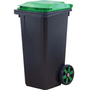 мусорный бак 60л. с зелёной крышкой арт. mgbks 60