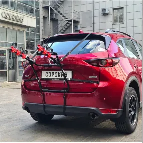 багажник с хомутами для трех велосипедов (арт. 16.121)