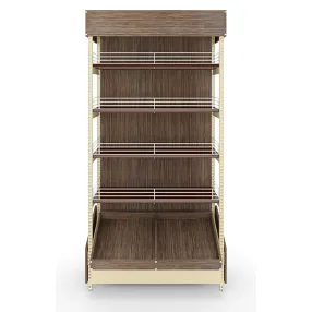 стеллаж-экспозитор алкогольный пристенный