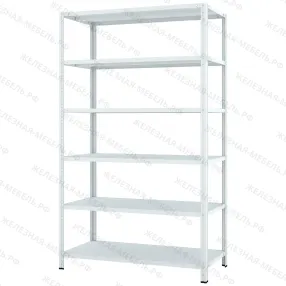 стеллаж мс-750 2000х1200х500 (6 полок мс)