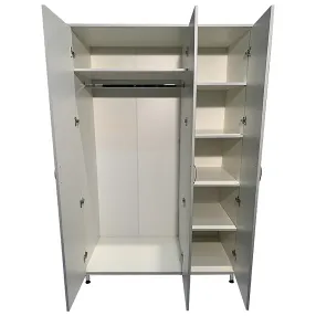 шкаф лабораторный для одежды стр мд 107.04 (белый)