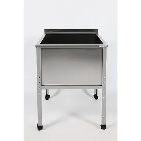 ванна моечная односекционная с бортом вмс-1/7-б-эн